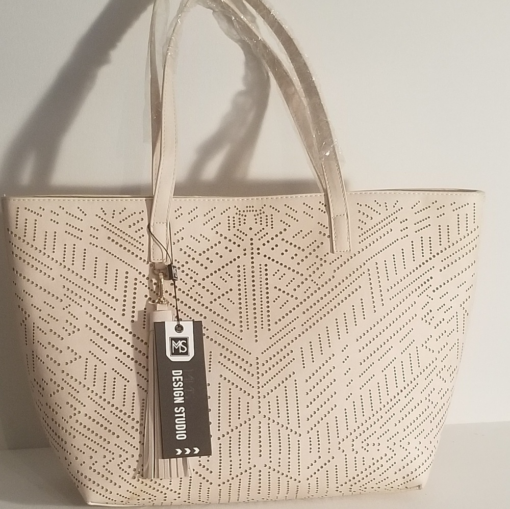 Beautiful Brand New MS Design  Studio Leather Tote